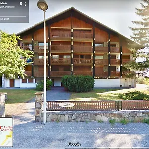 Appartement T2 Centre Village - Proximite Telecabine - Vue Montagne Plein Sud - Terrasse Couverte - Balcon - 1 Lit Double En 160 - Salon 1 Canape Convertible En 140 - Cuisine Separee, Saint-Lary-Soulan